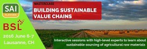 Master Class: Building Sustainable Value Chains @ Business School Lausanne | Switzerland