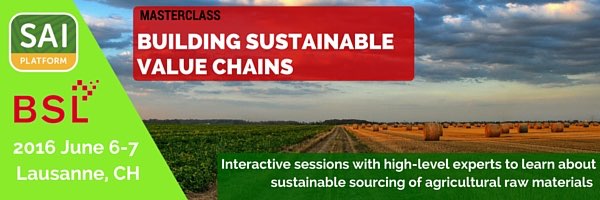 Master Class: Building Sustainable Value Chains