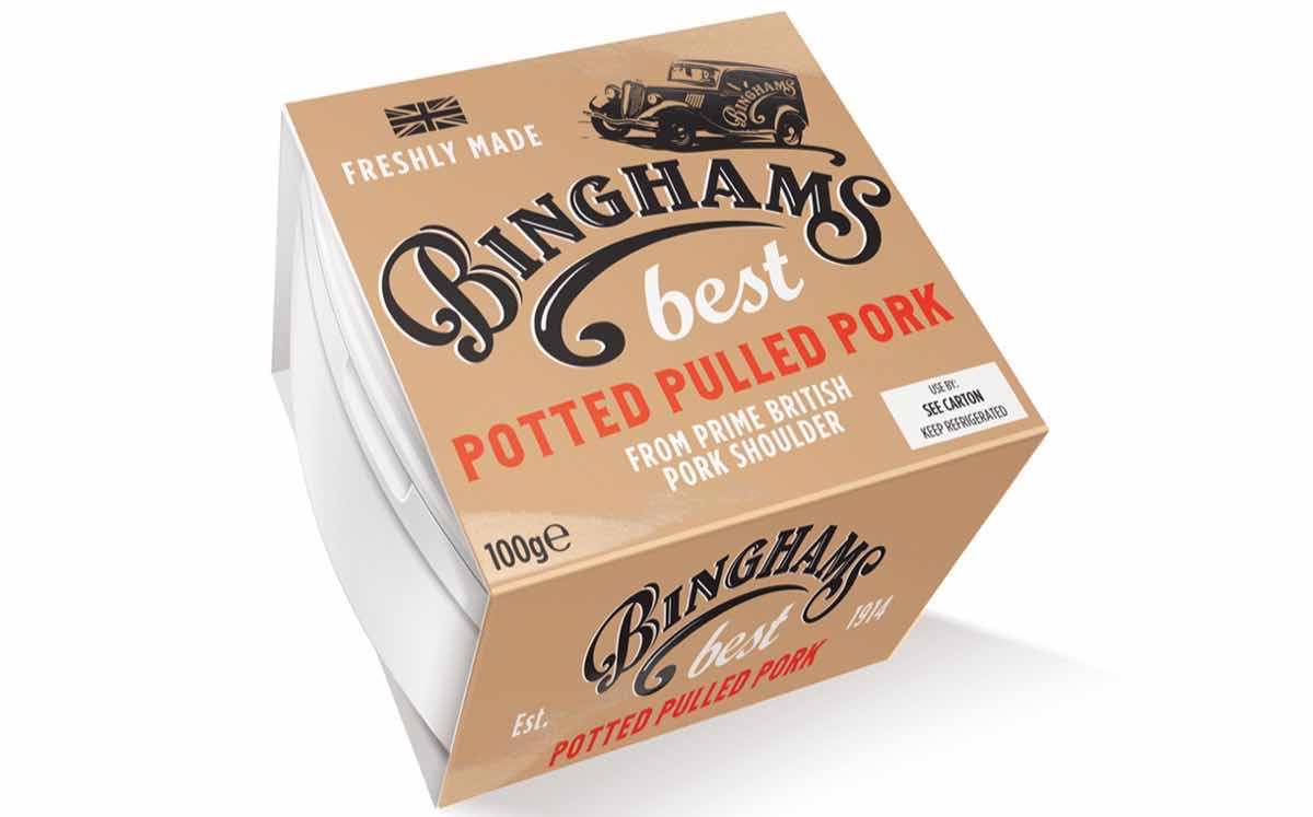 Binghams extends its range with launch of new potted pulled pork