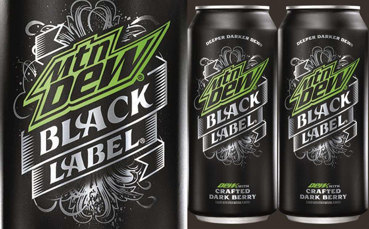 PepsiCo extends Mountain Dew range with Mtn Dew Black Label
