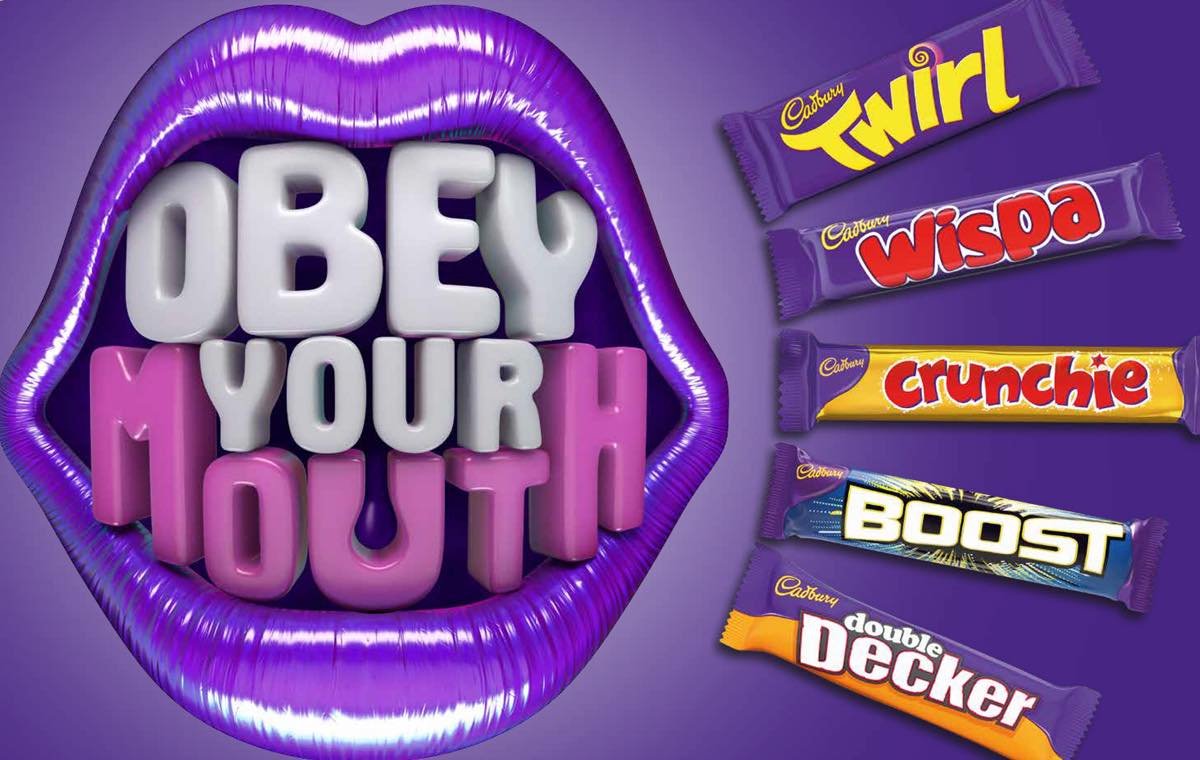 Cadbury to support chocolate singles with Obey Your Mouth campaign