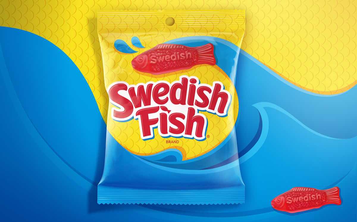 Mondelēz International refreshes look of Swedish Fish candy brand