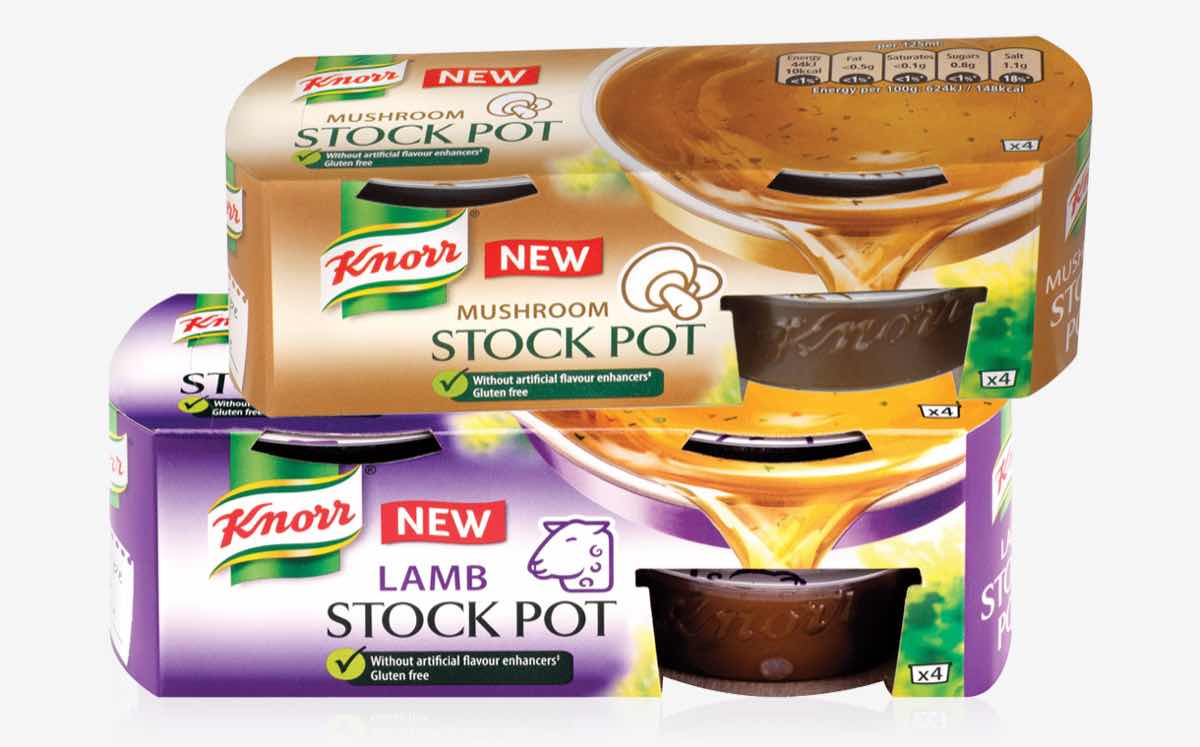 Knorr adds lamb and mushroom flavours to range of stock pots