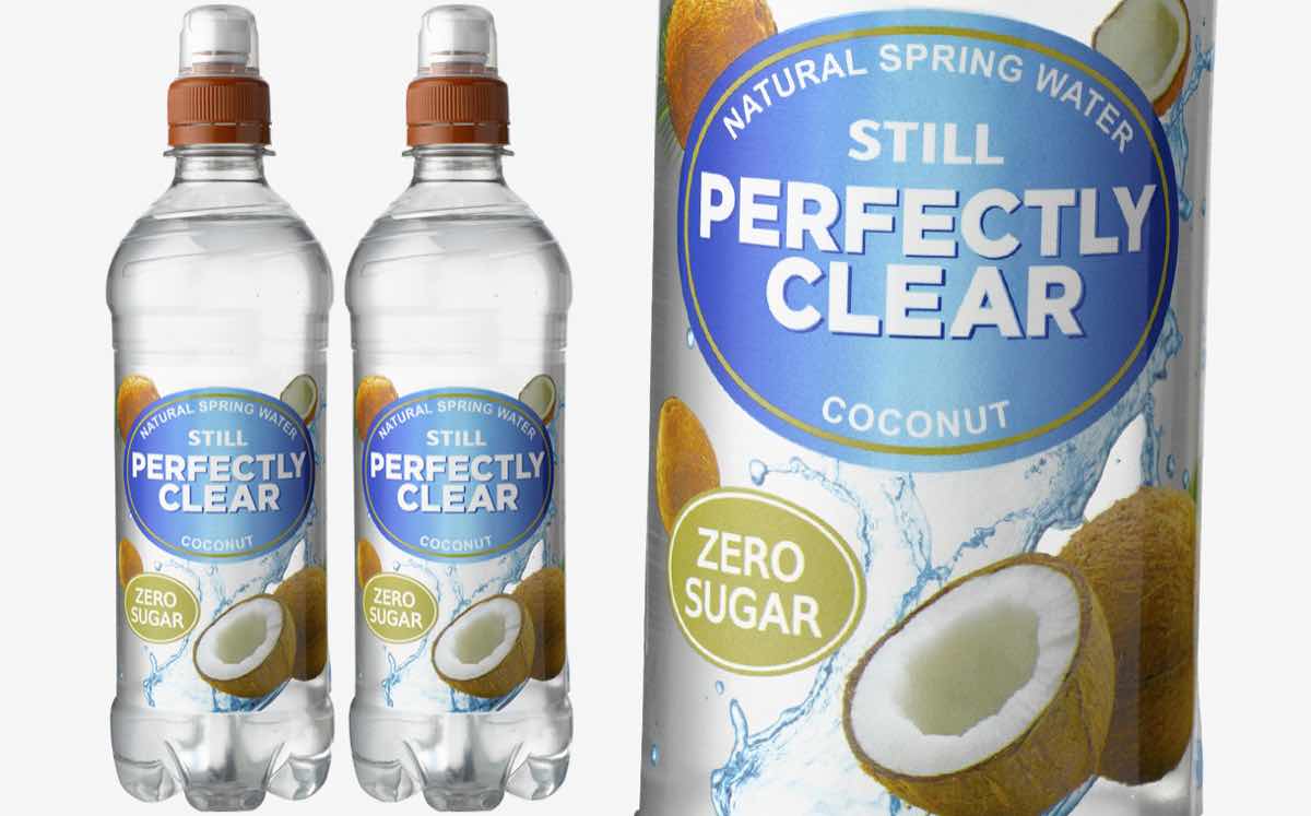 Flavoured water brand Perfectly Clear adds new coconut flavour