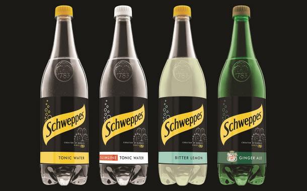 Schweppes launches 'bold' pack design for its range of products