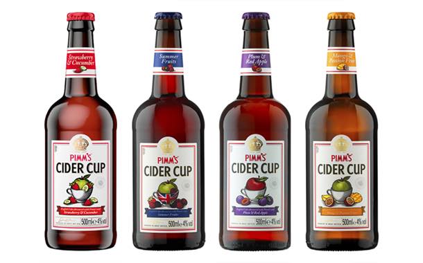 Pimm's adds three new flavours of its Cider Cup ahead of summer