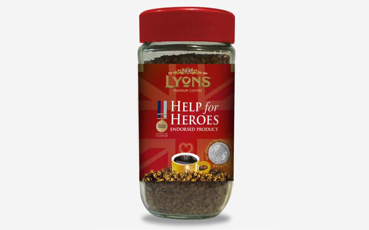 Lyons forms three-year coffee partnership with Help for Heroes
