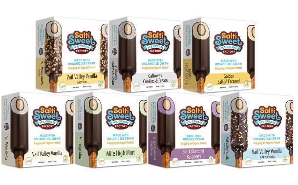 SaltiSweet adds new flavours of ice cream-coated pretzel sticks