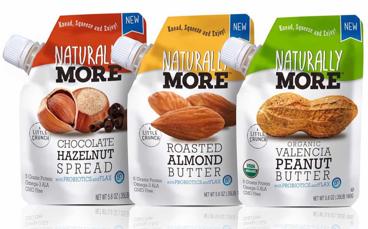 Naturally More develops range of probiotic-enriched nut butters