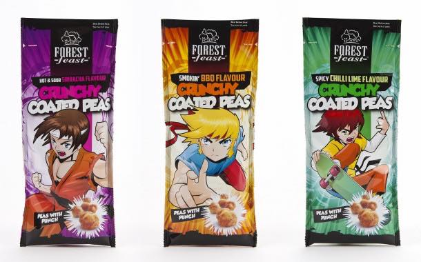 Forest Feast launches range of spicy, crunchy pea snacks