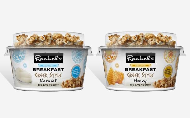 Rachel's adds two new flavours to its granola-topped yogurt pots