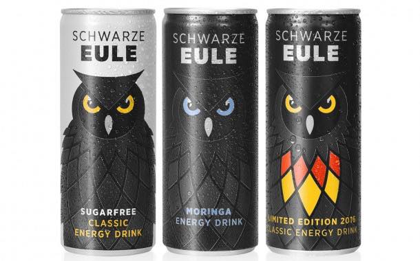 Rexam creates fresh can designs for energy brand Schwarze Eule