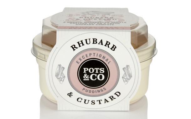 Pots & Co adds rhubarb and custard flavour to pudding pots