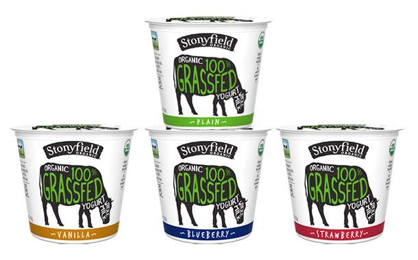 Stonyfield Organic adds 100% grass-fed whole milk yogurt