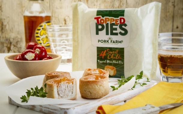 Pork Farms launches pork pies topped with sweet chilli glaze