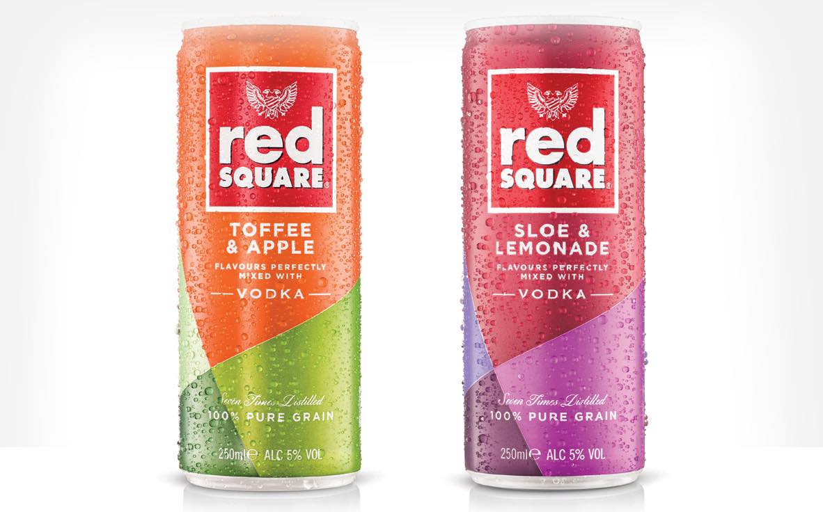 Halewood launches Red Square Vodka pre-mix can range