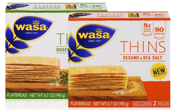 Barilla adds to Wasa crispbread brand with new 'crunchy' thins