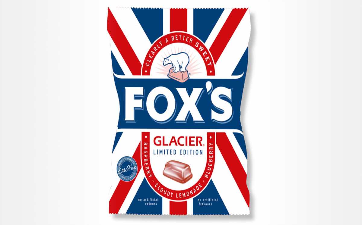 Fox's launches limited-edition Union Jack design for Glacier Fruits sweets