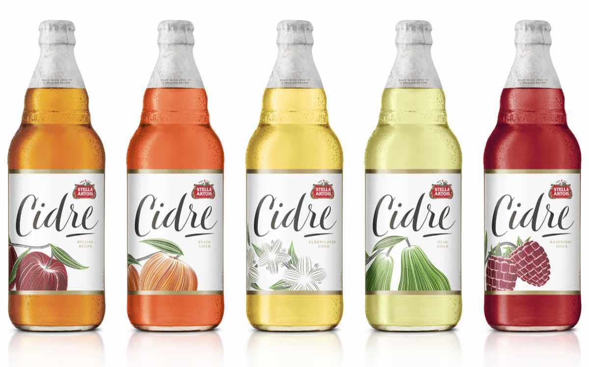 Stella Artois introduces 'striking' new packaging for its Cidre range