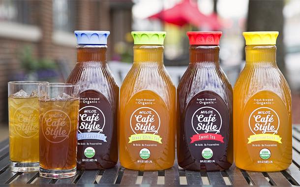 US iced tea brand Milo's launches Café Style sweet and citrus teas