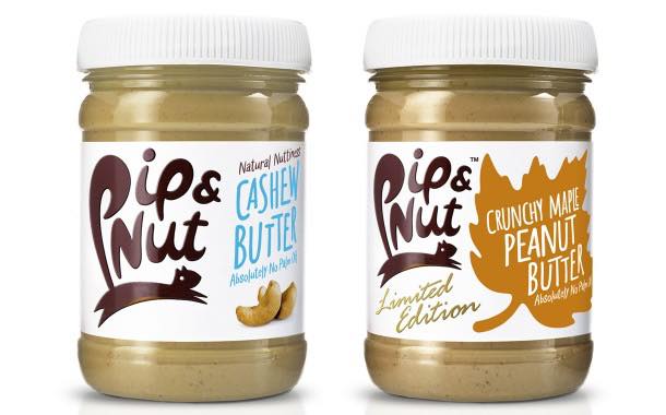 Pip & Nut launches cashew and crunchy maple peanut butters