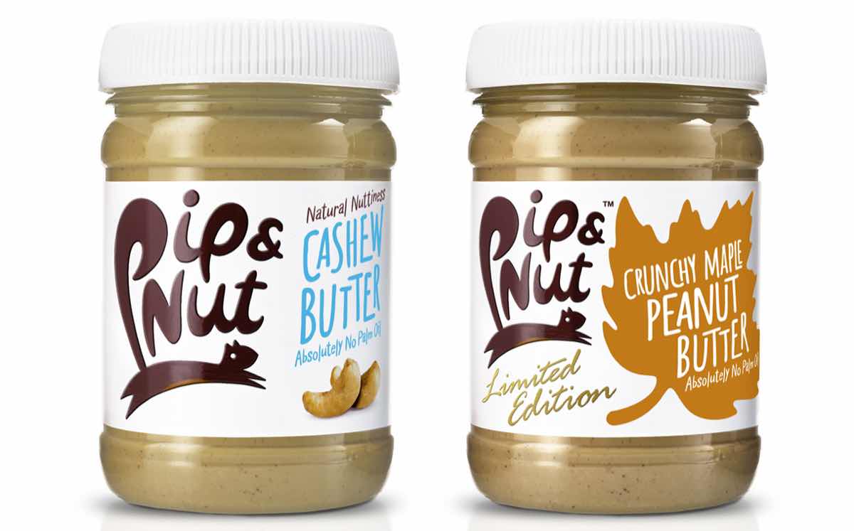 Pip & Nut launches cashew and crunchy maple peanut butters