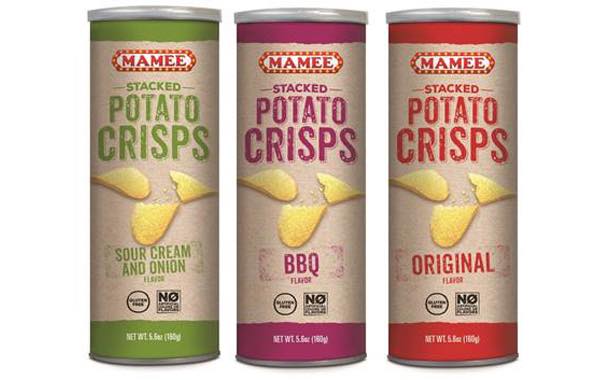 Mamee Snacks launches gluten-free stackable crisps range in US