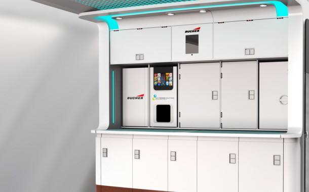 Bucher launches new beverage dispensing insert for airlines