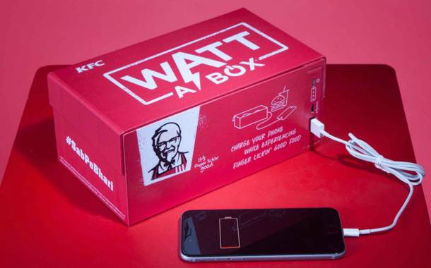 KFC India offers meal box that doubles as mobile phone charger