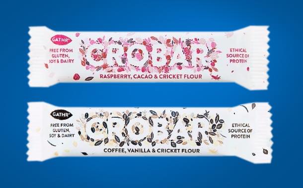 Gathr adds coffee and raspberry flavours to its cricket snack bars