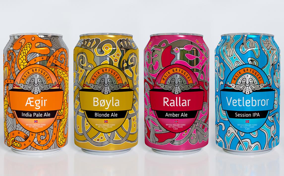 Crown helps Norwegian brewery Ægir with switch to metal cans