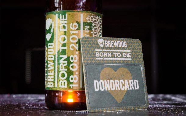 BrewDog's latest beer urges fans to join organ donation register