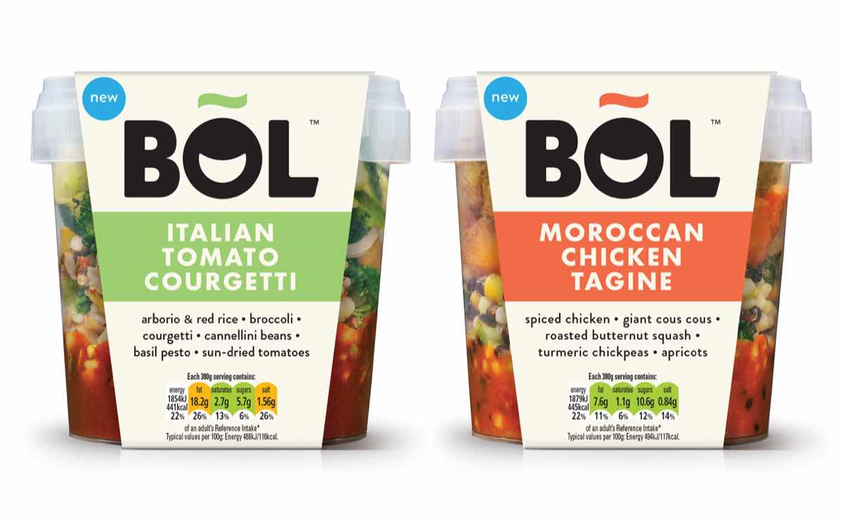 Bol Foods launches new Italian and Moroccan meal pots