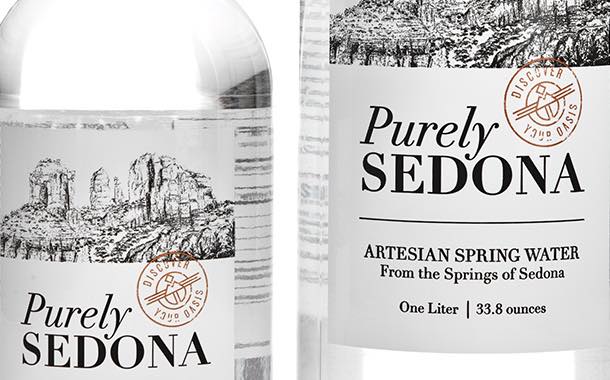 Purely Sedona spring water adds lightweight PET bottle