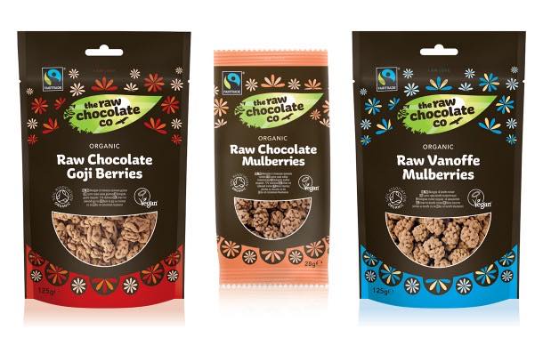 Raw Chocolate Company unveils fresh design for its packaging