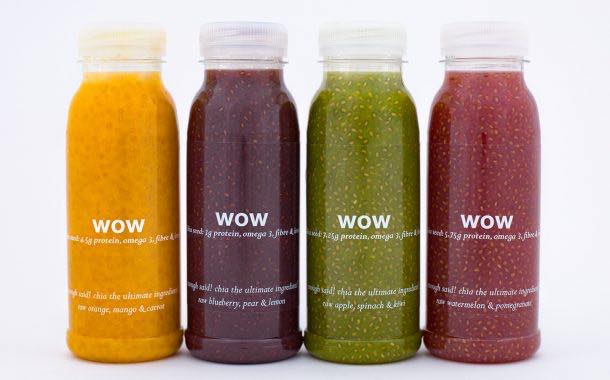 European chia seed-based drinks range Wow launches in UK