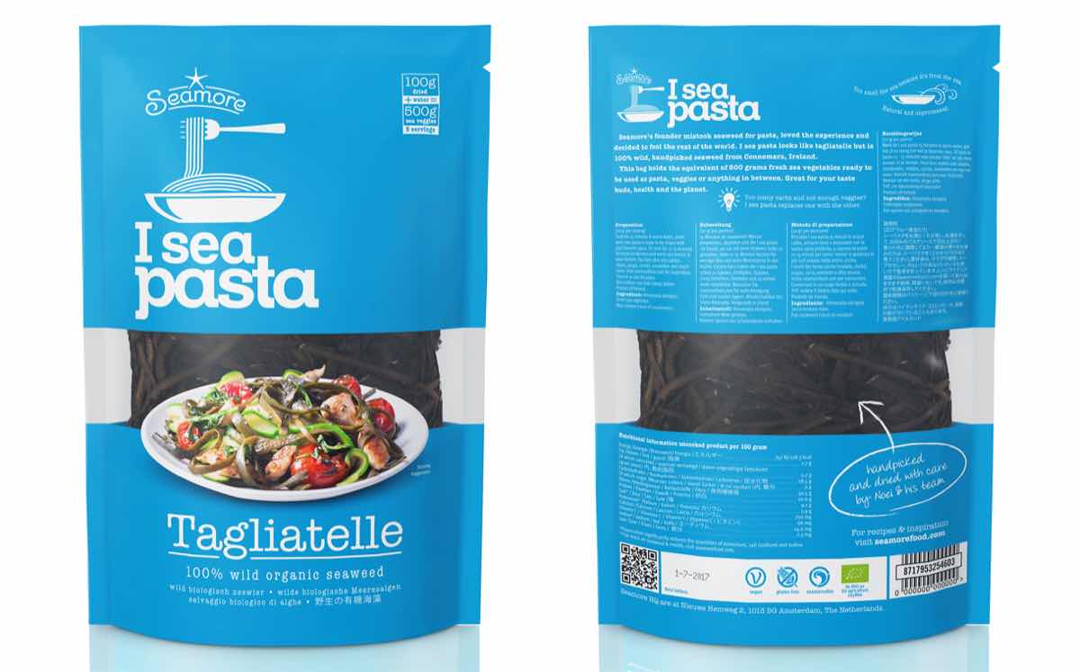 Dutch firm unveils low-carb pasta substitute made from seaweed