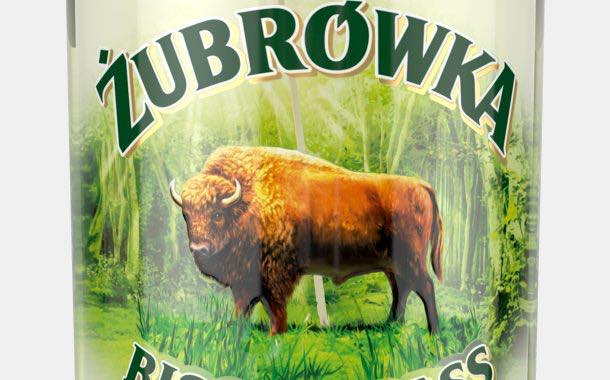 Vodka brand Żubrówka launches 'innovative' new bottle design