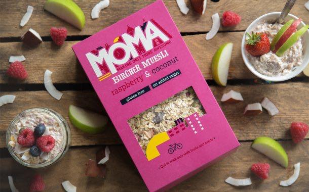 Moma releases new raspberry and coconut bircher muesli mix