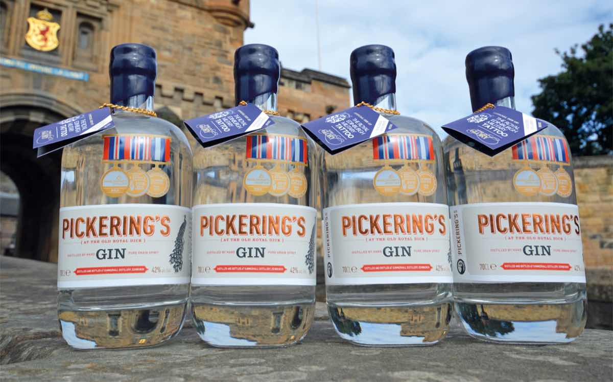 Pickering's Gin launches limited-edition bottles for military tattoo