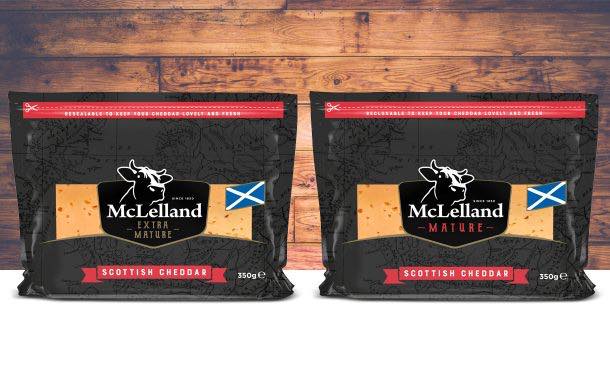 McLelland relaunches Scottish red cheddars in new packs