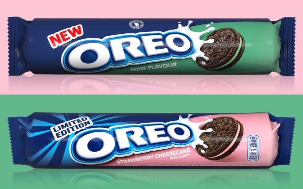 Oreo adds strawberry cheesecake and mint to range of UK flavours