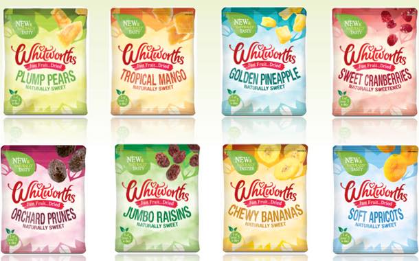 Whitworths launches new line of natural dried fruit snack packs