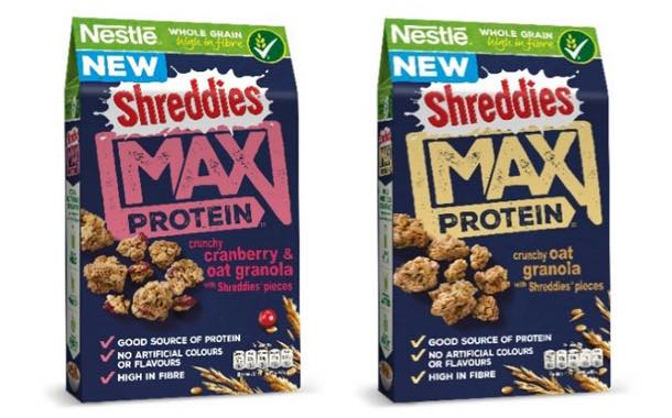 Nestlé launches high-protein granola with Shreddies pieces