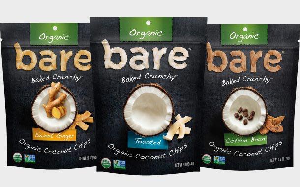 Bare Snacks launches new line of organic baked coconut chips