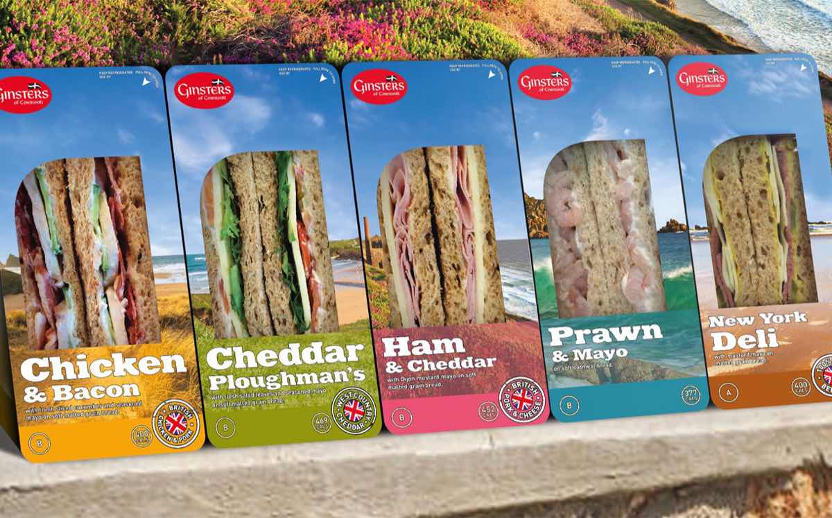 Ginsters redesigns sandwiches with greater emphasis on quality