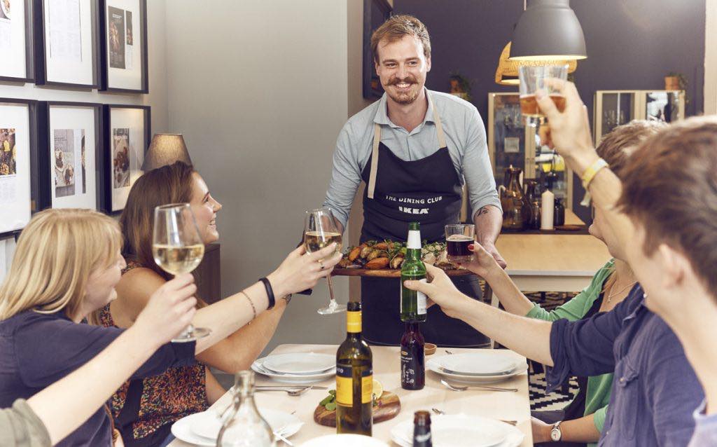 IKEA combats the death of eating together with first DIY restaurant