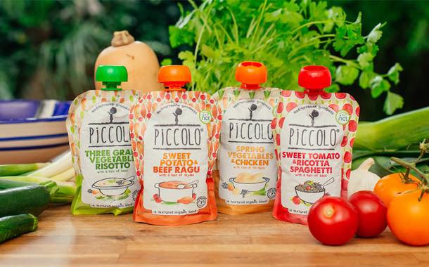 Organic baby food brand Piccolo adds stage-two pouches