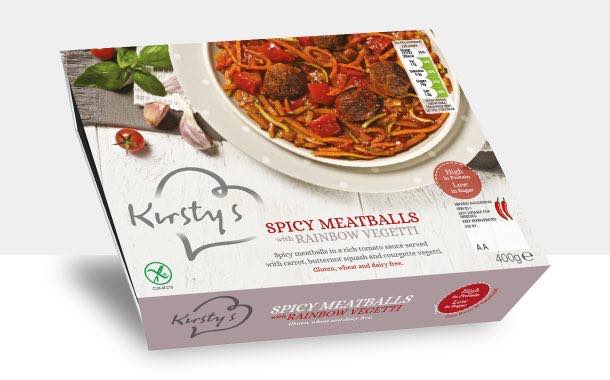 Kirsty's adds spicy meatball and 'vegetti' to free-from meal range