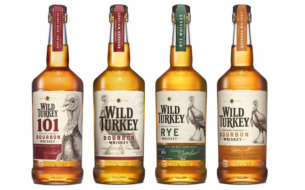 Wild Turkey bourbon introduces 'striking' new packaging design